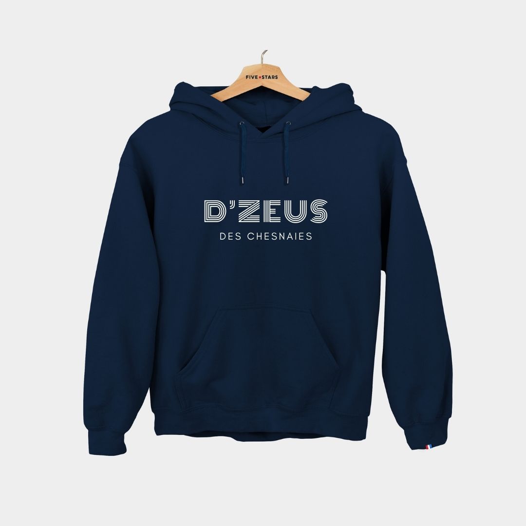 Sweat à capuche personnalisé cheval - D'Zeus des Chesnaies