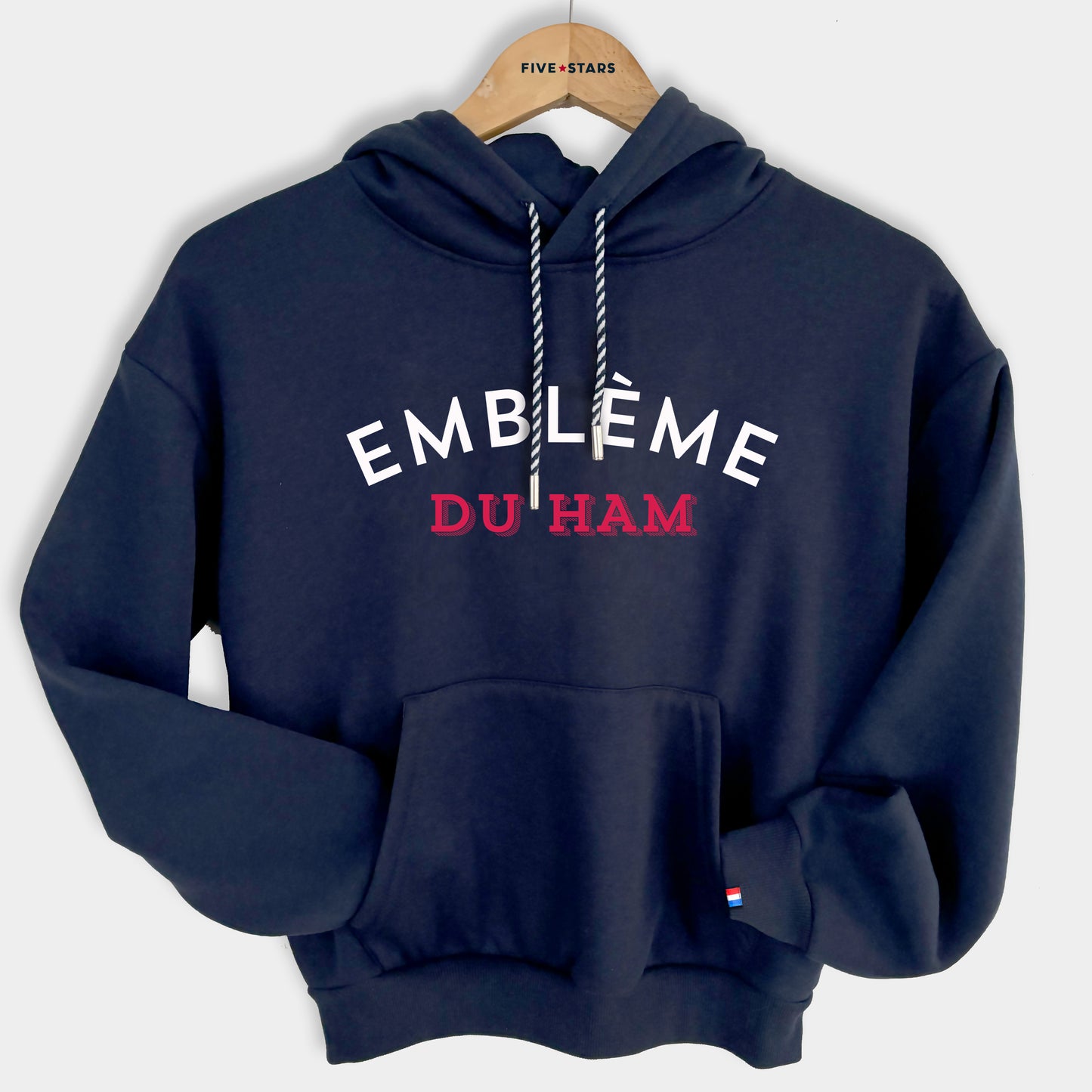 Sweat à capuche personnalisé cheval - Champagne d'Ar Cus